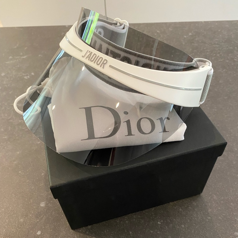 Dior gray visor